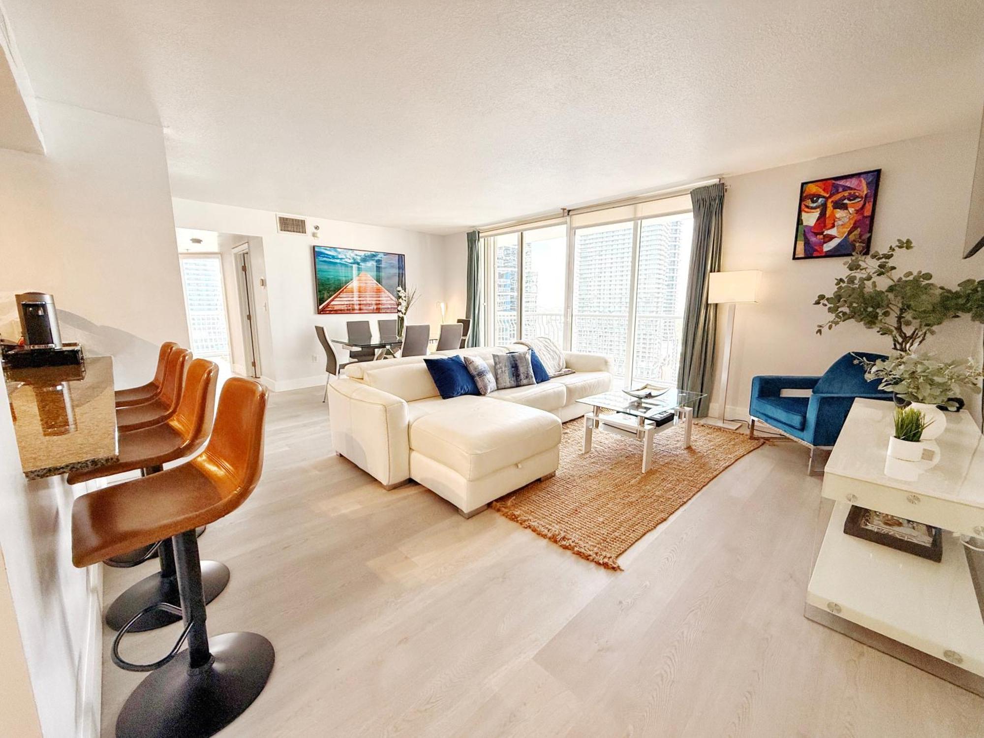 Upscale Brickell 3 Bedroom With Water Views And Free Parking Miami Exterior foto